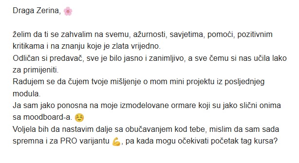 Recenzija polaznice 3